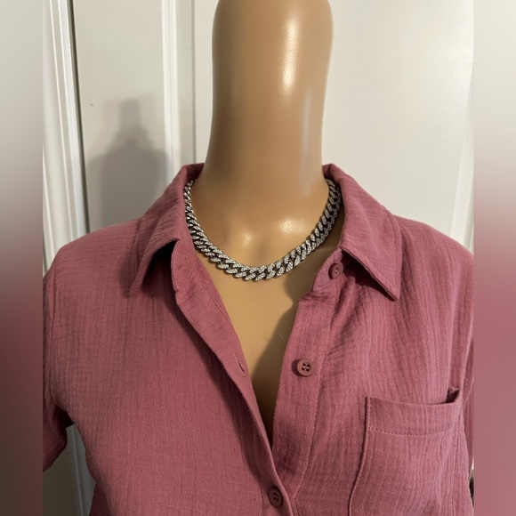 NIB-18.5” Stainless Steel Cuban Link Chain (Silver Sold Out) - Picture 9 of 13